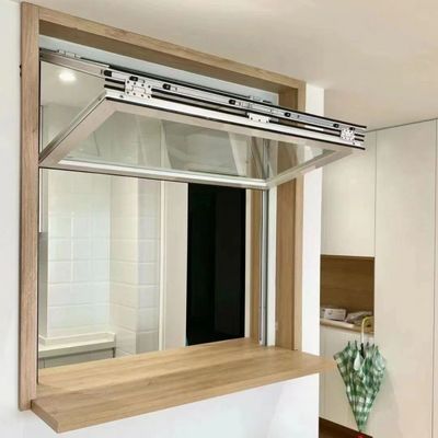 কাস্টম আবাসিক ভাঁজ গ্লাস উইন্ডোজ Bifold জলরোধী AAMA